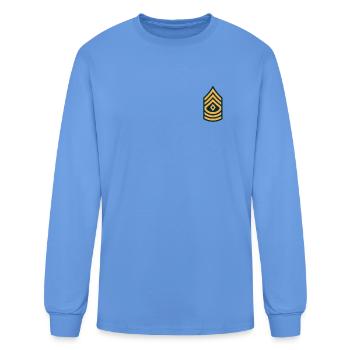 Army Corps First Sergeant - Men's Long Sleeve T-Shirt - carolina blue - Front