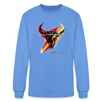 España espíritu de campeón - T-shirt à manches longues Homme - bleu caroline - Devant