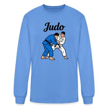 judo - Men's Long Sleeve T-Shirt - carolina blue - Front