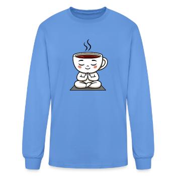 Chai Maestro Italian Brainrot Zen Art - Men's Long Sleeve T-Shirt - carolina blue - Front