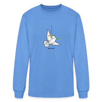 Bible Verse  - Men's Long Sleeve T-Shirt - carolina blue - Front