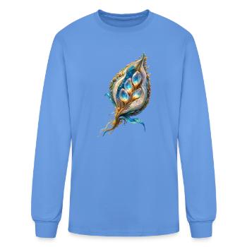 Luminous Emberleaf Petals - Men's Long Sleeve T-Shirt - carolina blue - Front