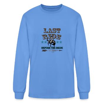 hen party, hens night, engaged,bachelor party - Men's Long Sleeve T-Shirt - carolina blue - Front