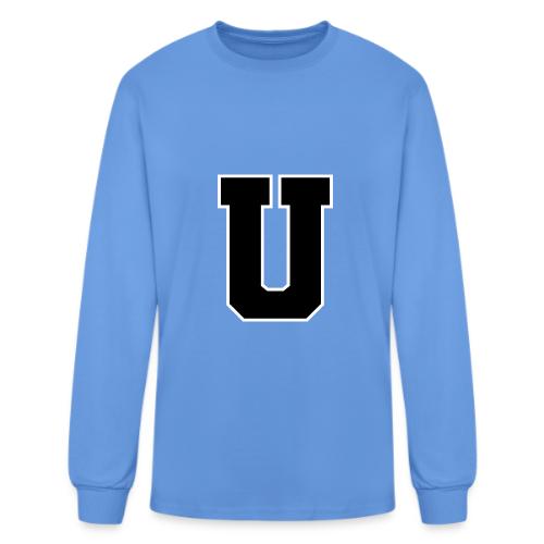 Varsity Letter U Collegiate Monogram - Men's Long Sleeve T-Shirt