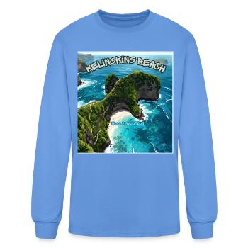 Kelingking Beach Bali View - Men's Long Sleeve T-Shirt - carolina blue - Front