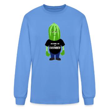 As Cool As A Cucumber - Men's Long Sleeve T-Shirt - carolina blue - Front