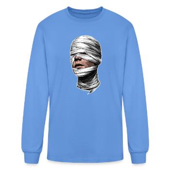Bandaged Vision - Men's Long Sleeve T-Shirt - carolina blue - Front