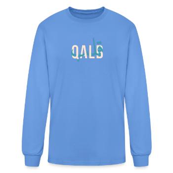 QALB Fusion Cœur - T-shirt à manches longues Homme - bleu caroline - Devant