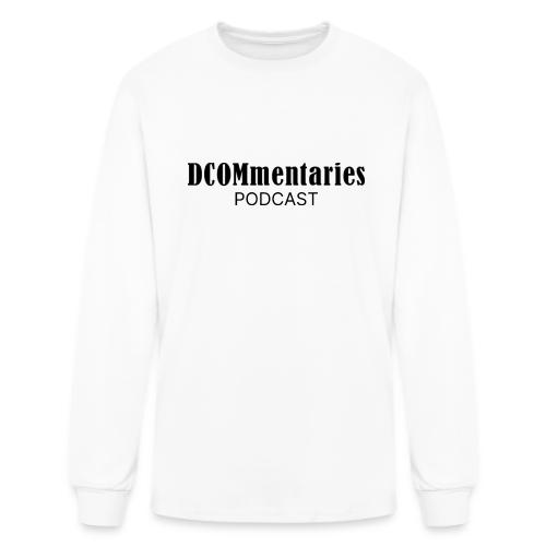 DCOMmentaries Podcast Logo - Men's Long Sleeve T-Shirt