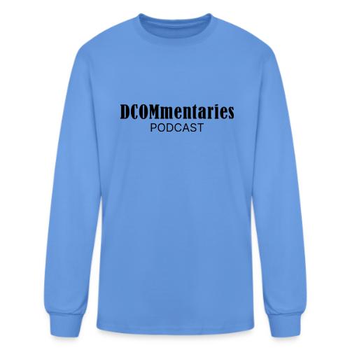 DCOMmentaries Podcast Logo - Men's Long Sleeve T-Shirt