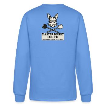 Foo Fu Scoop and Bop - Men's Long Sleeve T-Shirt - carolina blue - Back