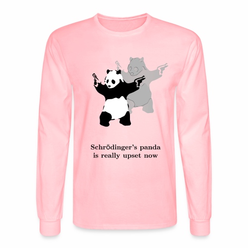 Schrödinger's panda is really upset now - Men's Long Sleeve T-Shirt