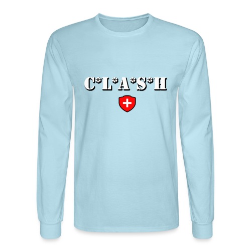 Clash Mash Cross - Men's Long Sleeve T-Shirt