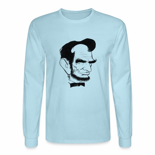 Lincoln caricature - Men's Long Sleeve T-Shirt