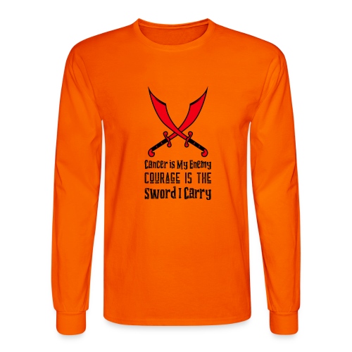 Cancer is My Enemy - Men's Long Sleeve T-Shirt