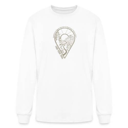 Find Your Trail Location Pin: National Trails Day - Men's Long Sleeve T-Shirt