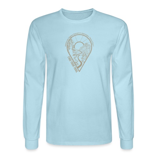 Find Your Trail Location Pin: National Trails Day - Men's Long Sleeve T-Shirt
