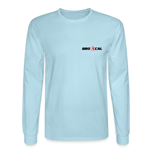 BRO-CAL Black Boardrider Logo - Men's Long Sleeve T-Shirt