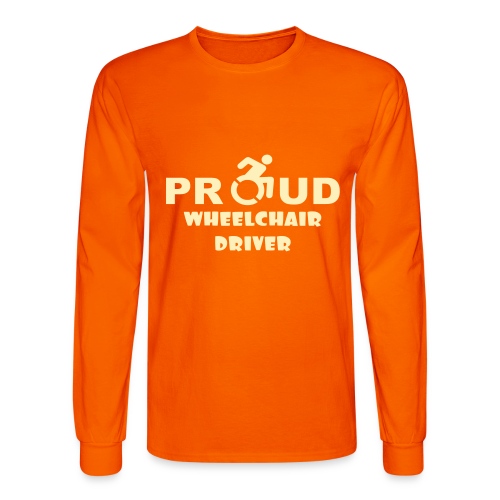 Proud wheelchair driver - Men's Long Sleeve T-Shirt