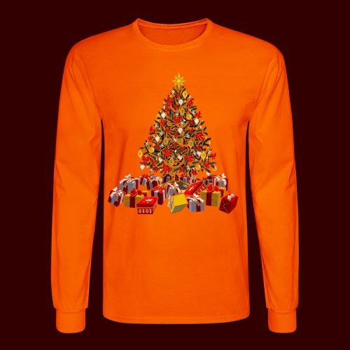Christmas Tree Shirts Nonsecular Holiday Gifts - Men's Long Sleeve T-Shirt