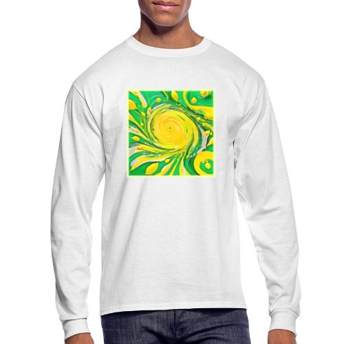Lemon Tornado Design - Men's Long Sleeve T-Shirt