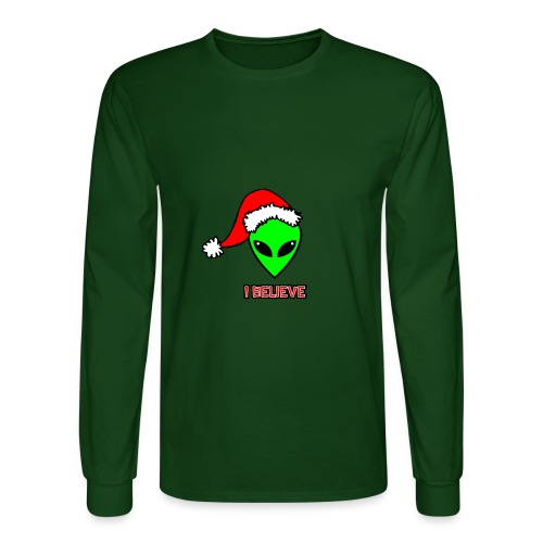 Santa Alien - Men's Long Sleeve T-Shirt