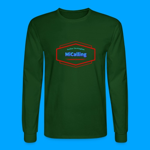 Full Transparent MiCalling Logo - Men's Long Sleeve T-Shirt