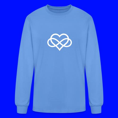 Infinity-Heart (white) - Men's Long Sleeve T-Shirt