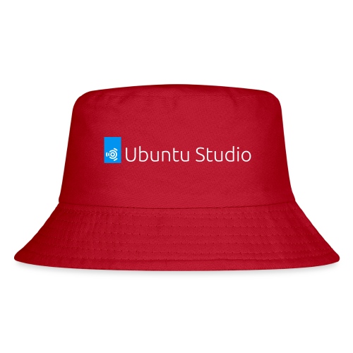 Ubuntu Studio Logo 2022 - White - Kid's Bucket Hat