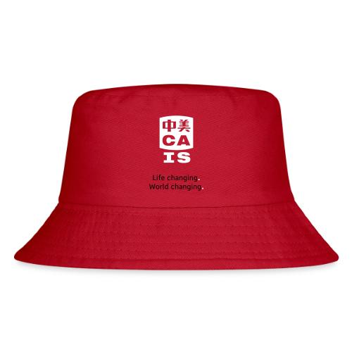 CAIS Life Changing Logo White/Black - Kid's Bucket Hat
