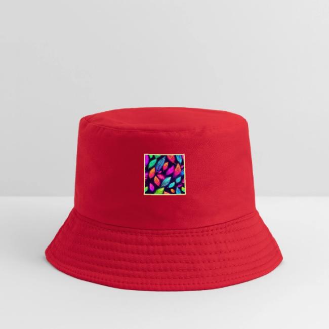 Neon Leaves in Vibrant Glow Art