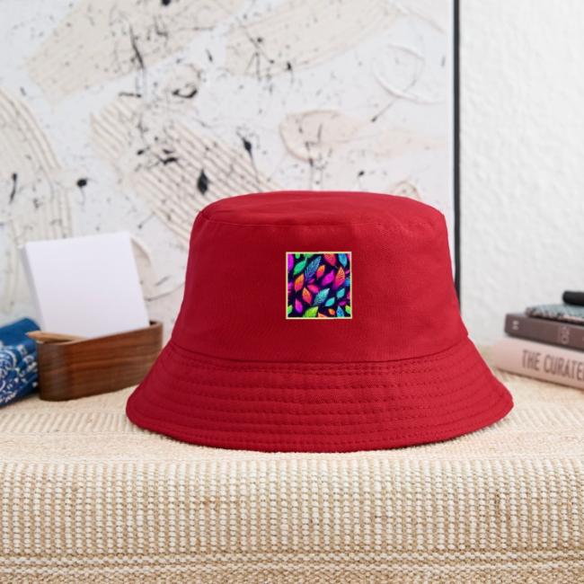 Neon Leaves in Vibrant Glow Art