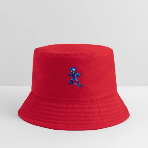 Angry Blue Alien - Kid's Bucket Hat