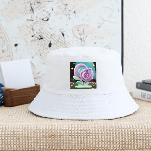Lila Bloom | Double Floral Eco-Inspired Art - Kid's Bucket Hat