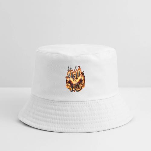 Hell Fire: Demonic Skulls Burn in Eternal Flames - Kid's Bucket Hat
