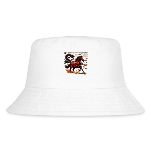 Year of the Horse Victory T Shirt, Lunar New Year - Kid's Bucket Hat