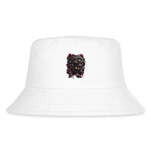 My Heart Permanently on Vacation T-Shirt - Kid's Bucket Hat