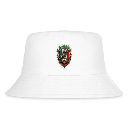 Italy Wolf Fury T-Shirt, Italian Flag Pride Gift - Kid's Bucket Hat