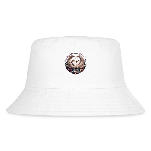 My Heart Swims Only for You Swan Heart T-Shirt - Kid's Bucket Hat