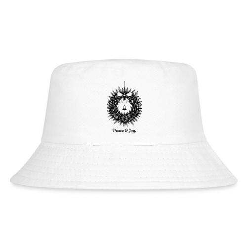 Peace & Joy T-Shirt | Minimalist Elegant Christmas - Kid's Bucket Hat