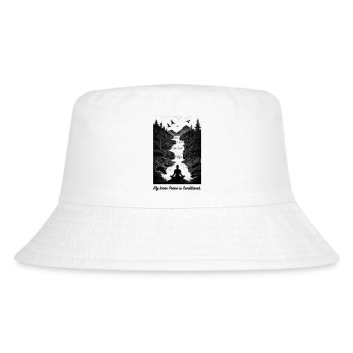 Conditional Inner Peace T-Shirt | Minimalist Zen - Kid's Bucket Hat