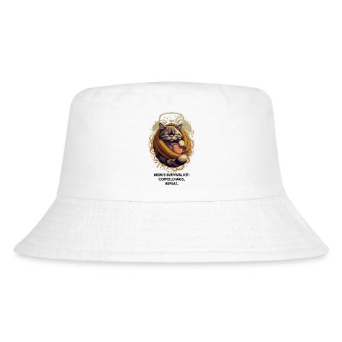 Powered by Sarcasm Cat Tee - Kid's Bucket Hat