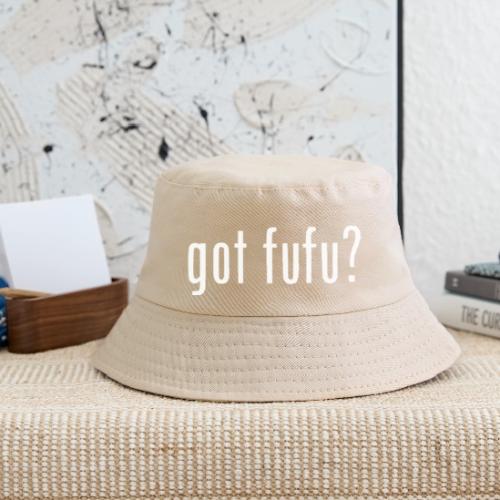 gotfufu-white - Kid's Bucket Hat