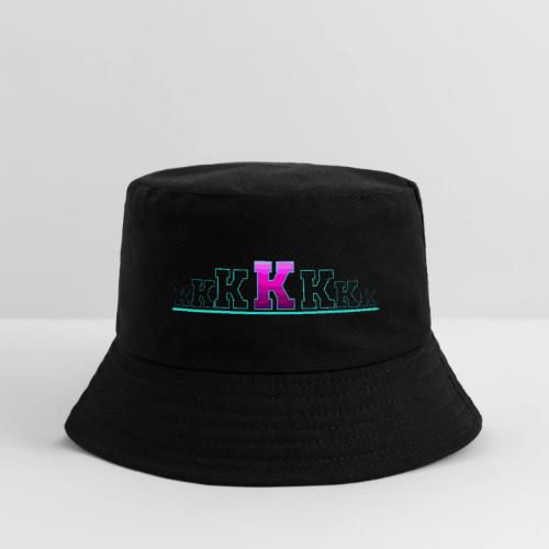 Letter K – Capital Varsity Alphabet Monogram - Kid's Bucket Hat