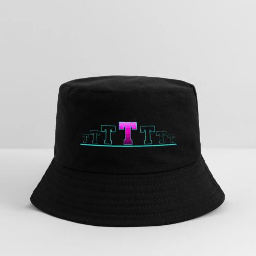 Letter T – Capital Varsity Alphabet Monogram - Kid's Bucket Hat