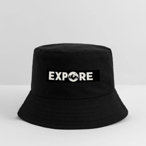 Adventure Oxygen Nature Mountain Forest Typography - Kid's Bucket Hat