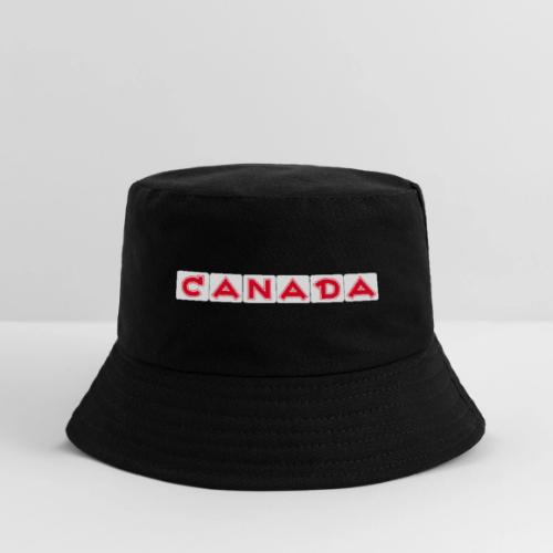 Canada, red letters on white background - Kid's Bucket Hat