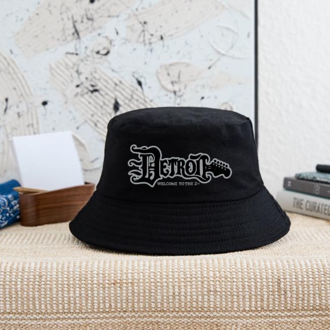 DETROIT GUITAR WTTD BLK SLR REG FONT