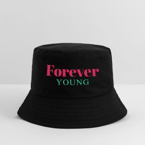 Forever Young Typography Design - Kid's Bucket Hat