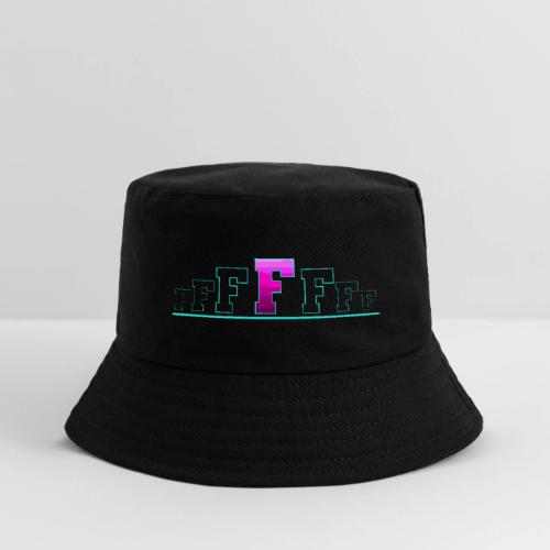 Letter F – Capital Varsity Alphabet Monogram - Kid's Bucket Hat